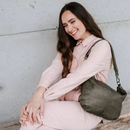 DUSKY ROBIN Elsie Bag - Olive HANDBAG - Zabecca Living