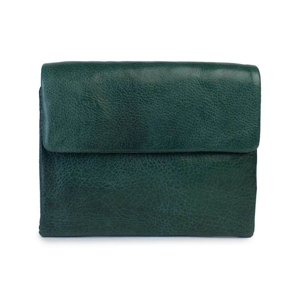 DUSKY ROBIN Mabel Purse - Dusky Green WALLET - Zabecca Living