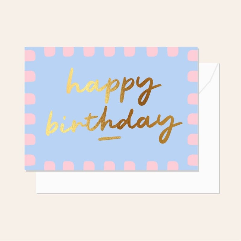ELM PAPER Greeting Card - Birthday Scallop Ocean greeting card - Zabecca Living