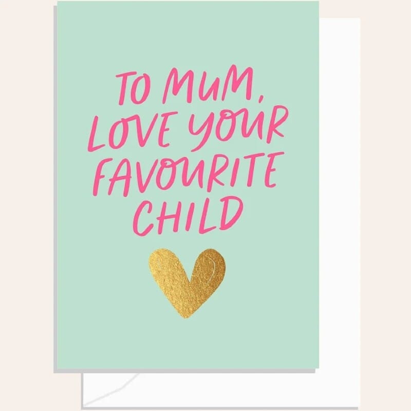 ELM PAPER Greeting Card - Love Your Fave Child - Zabecca Living