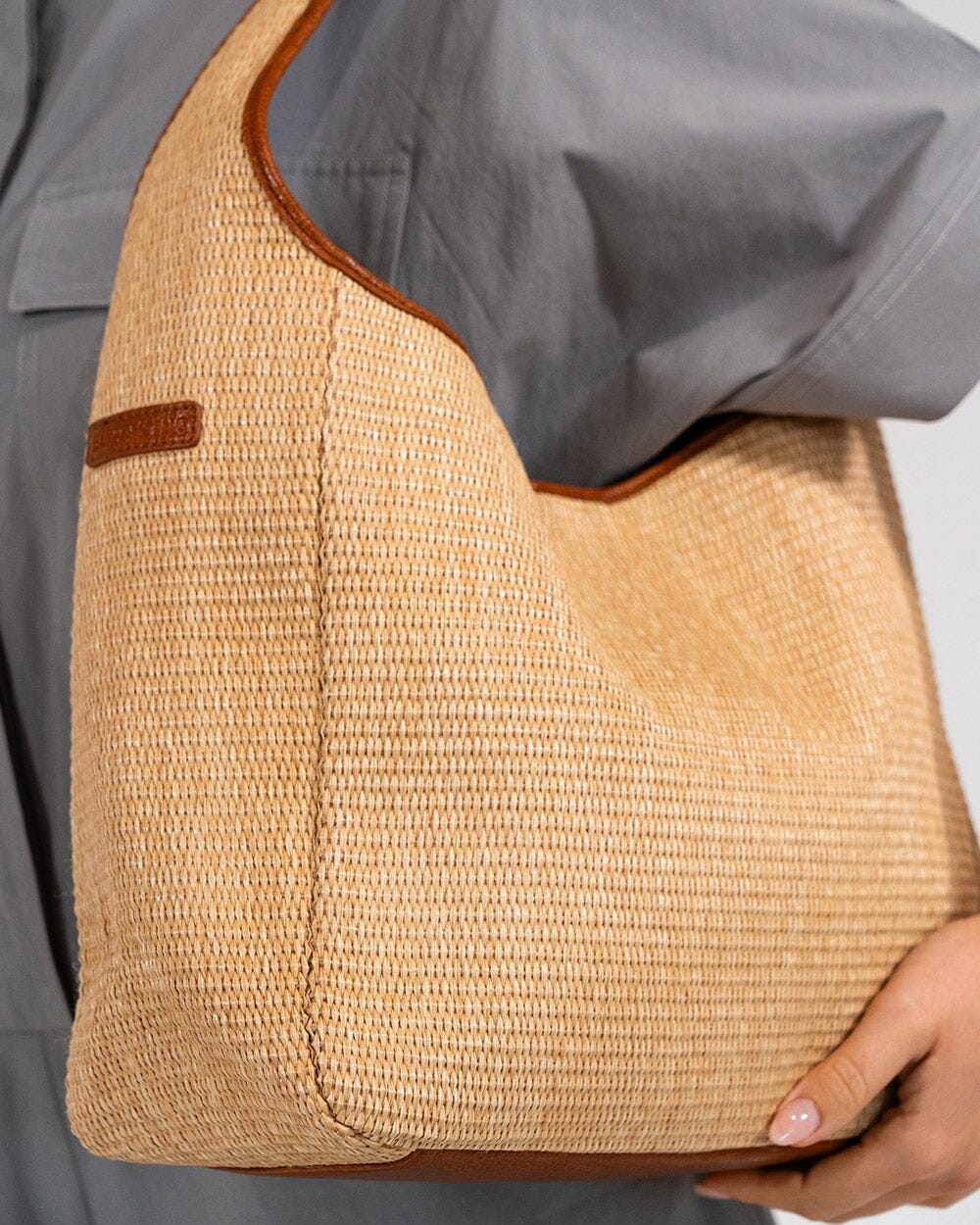 ELMS + KING Arcadia Tote - Tan Weave TOTE BAG - Zabecca Living