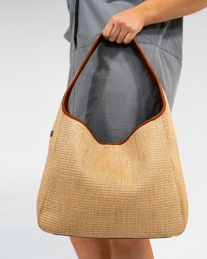 ELMS + KING Arcadia Tote - Tan Weave TOTE BAG - Zabecca Living