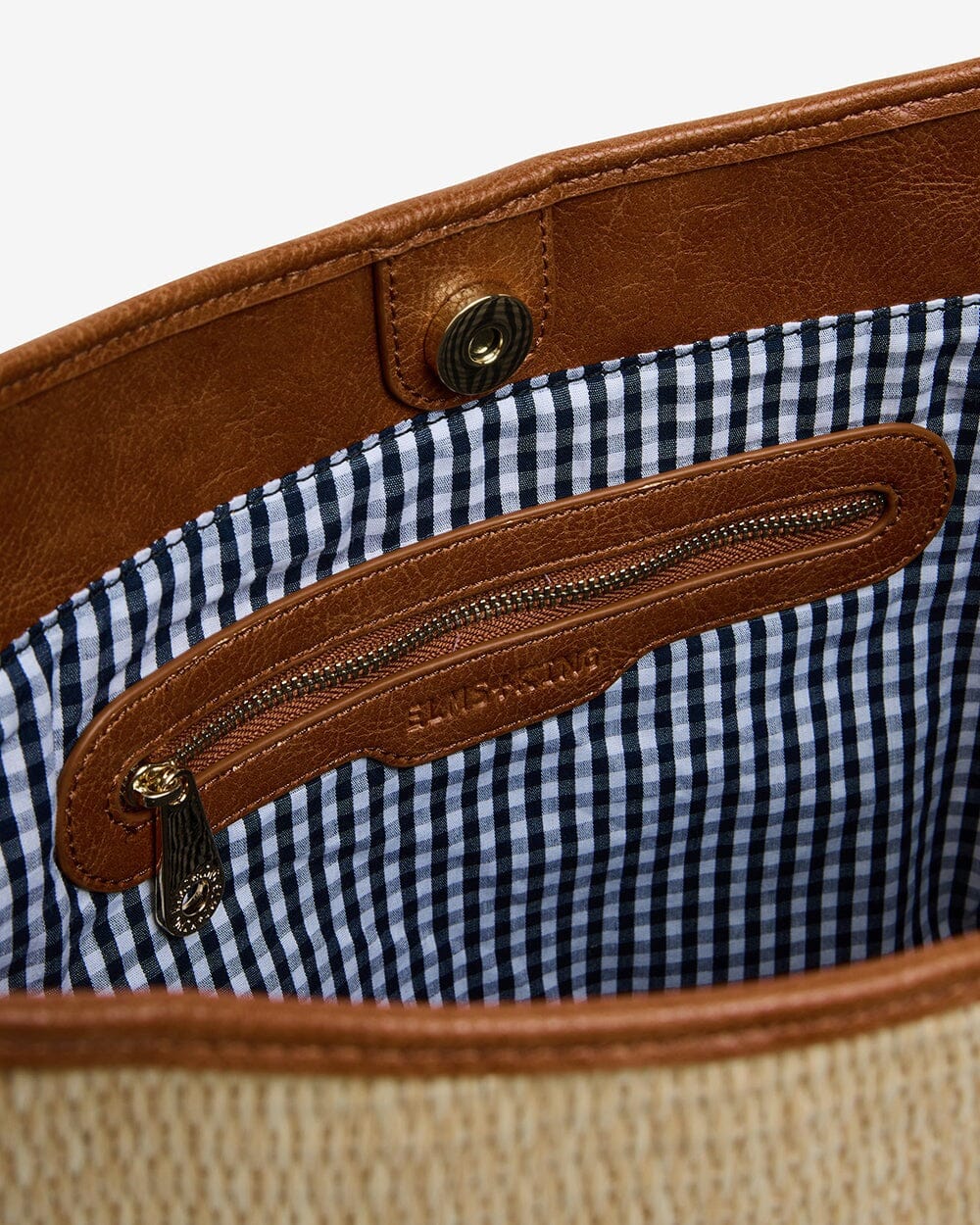 ELMS + KING Arcadia Tote - Tan Weave TOTE BAG - Zabecca Living