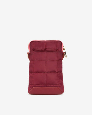 ELMS + KING Baker Phone Bag - Burgundy HANDBAG - Zabecca Living
