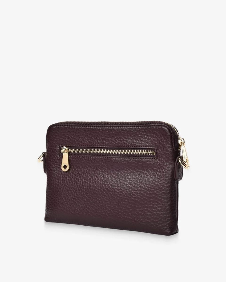 ELMS + KING Bowery Crossbody - Wine HANDBAG - Zabecca Living