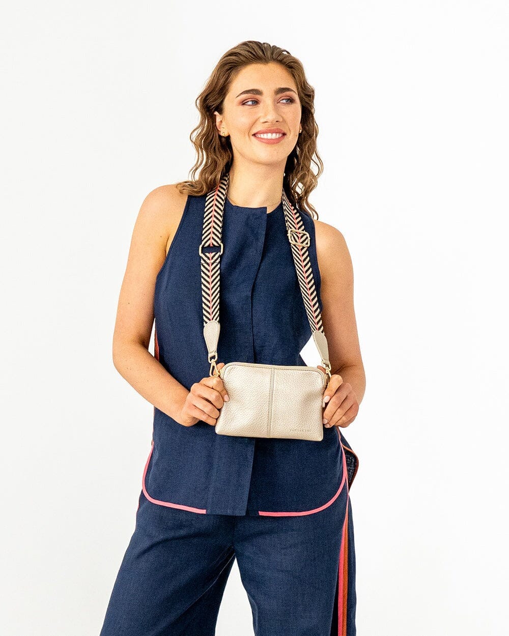 ELMS + KING Bowery Petite Wallet - Gold HANDBAG - Zabecca Living