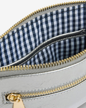 ELMS + KING Bowery Petite Wallet - Titanium Crinkle HANDBAG - Zabecca Living