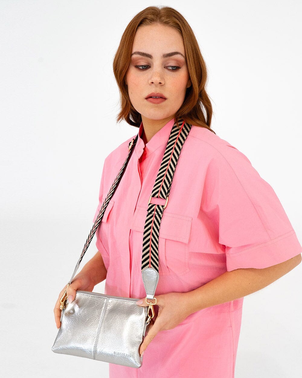 ELMS + KING Bowery Petite Wallet - Titanium Crinkle HANDBAG - Zabecca Living