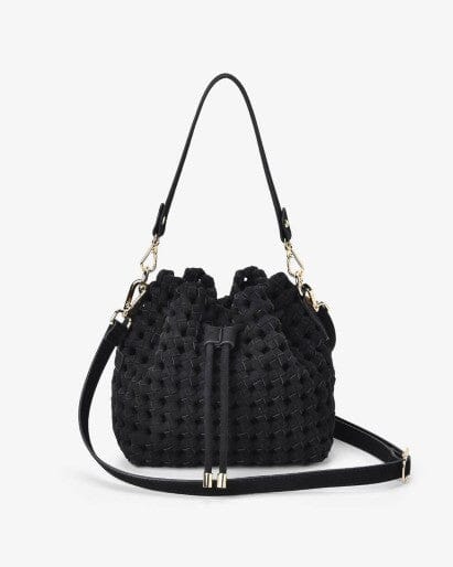 ELMS + KING Box Weave Bag - Navy HANDBAG - Zabecca Living