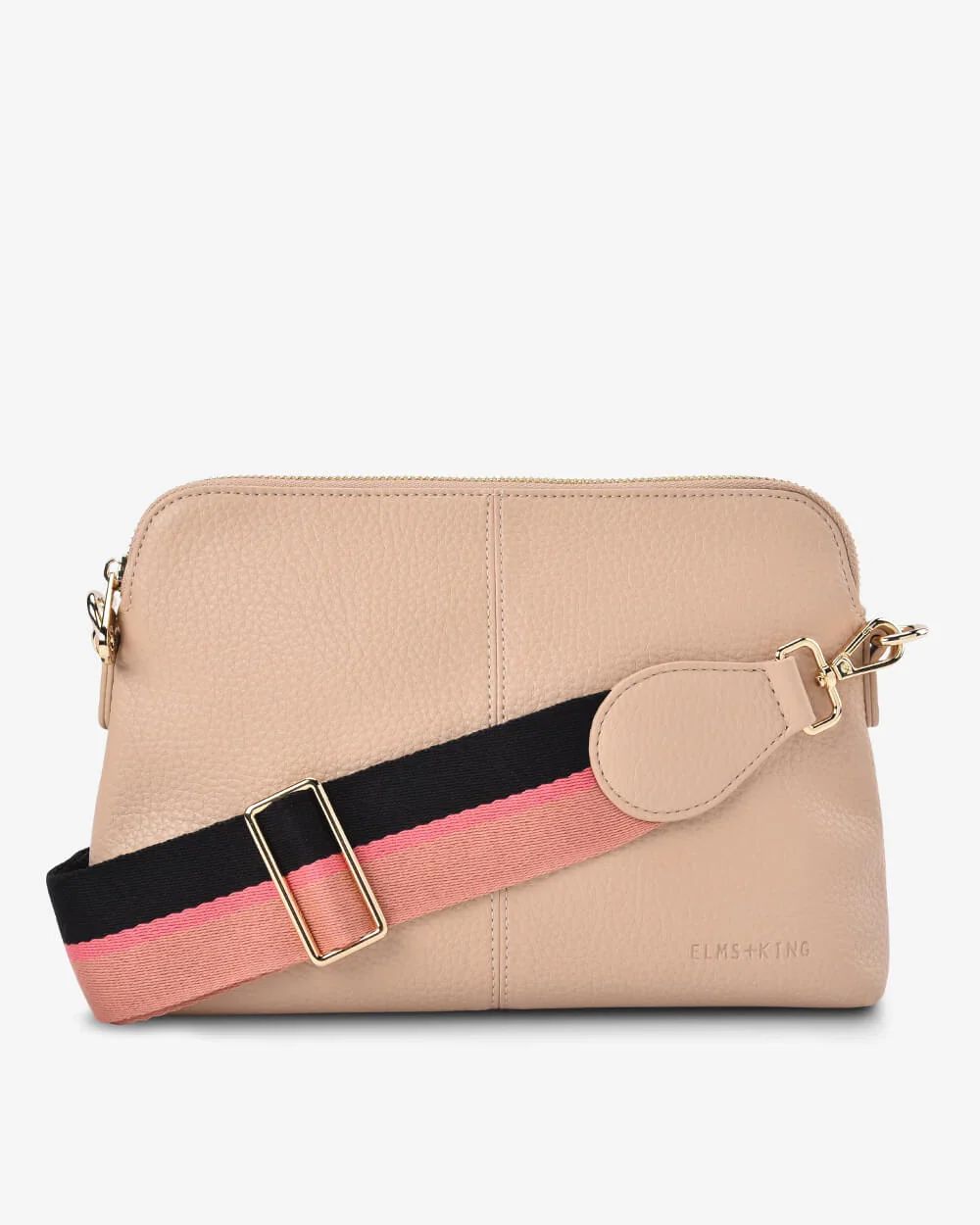 ELMS + KING Burbank Crossbody Large - Neutral Pebble HANDBAG - Zabecca Living