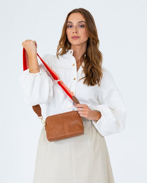 ELMS + KING Burbank Crossbody - Tan Pebble HANDBAG - Zabecca Living