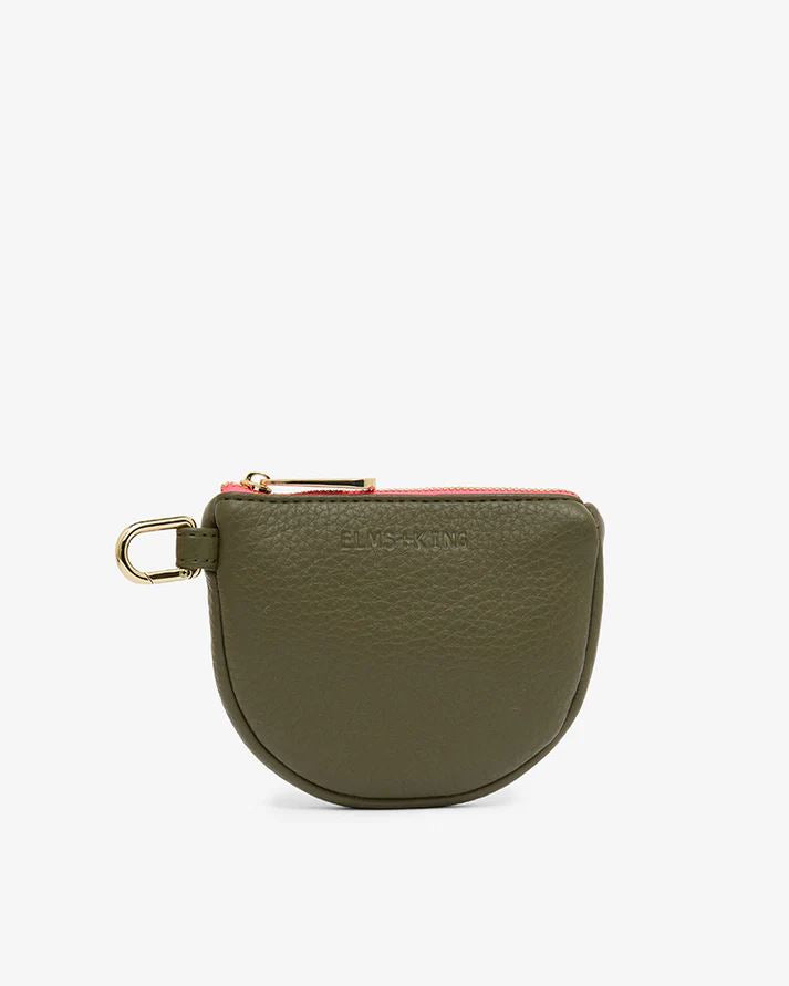 ELMS + KING Camden Coin Purse - Khaki COIN PURSE - Zabecca Living