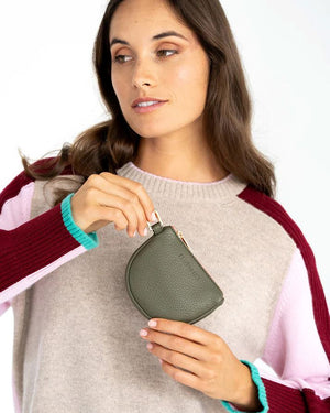 ELMS + KING Camden Coin Purse - Khaki COIN PURSE - Zabecca Living