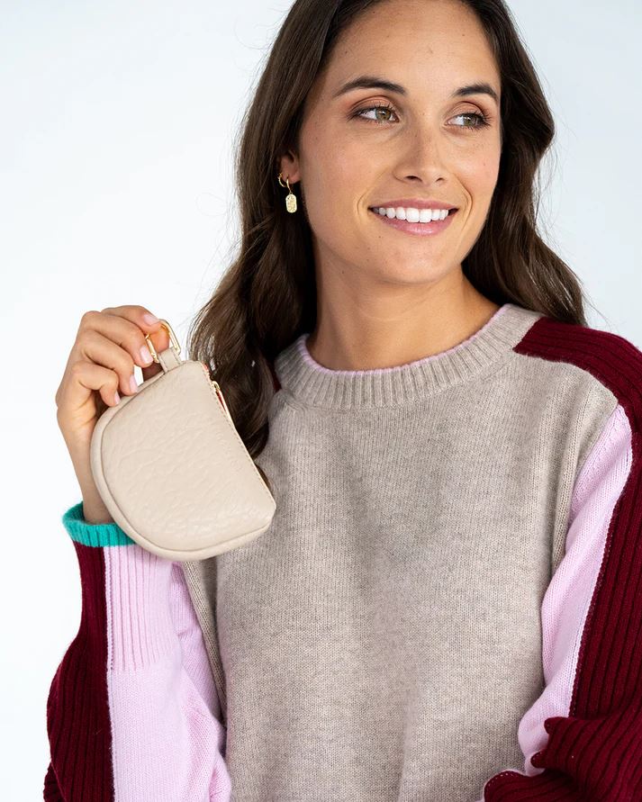 ELMS + KING Camden Coin Purse - Oyster COIN PURSE - Zabecca Living