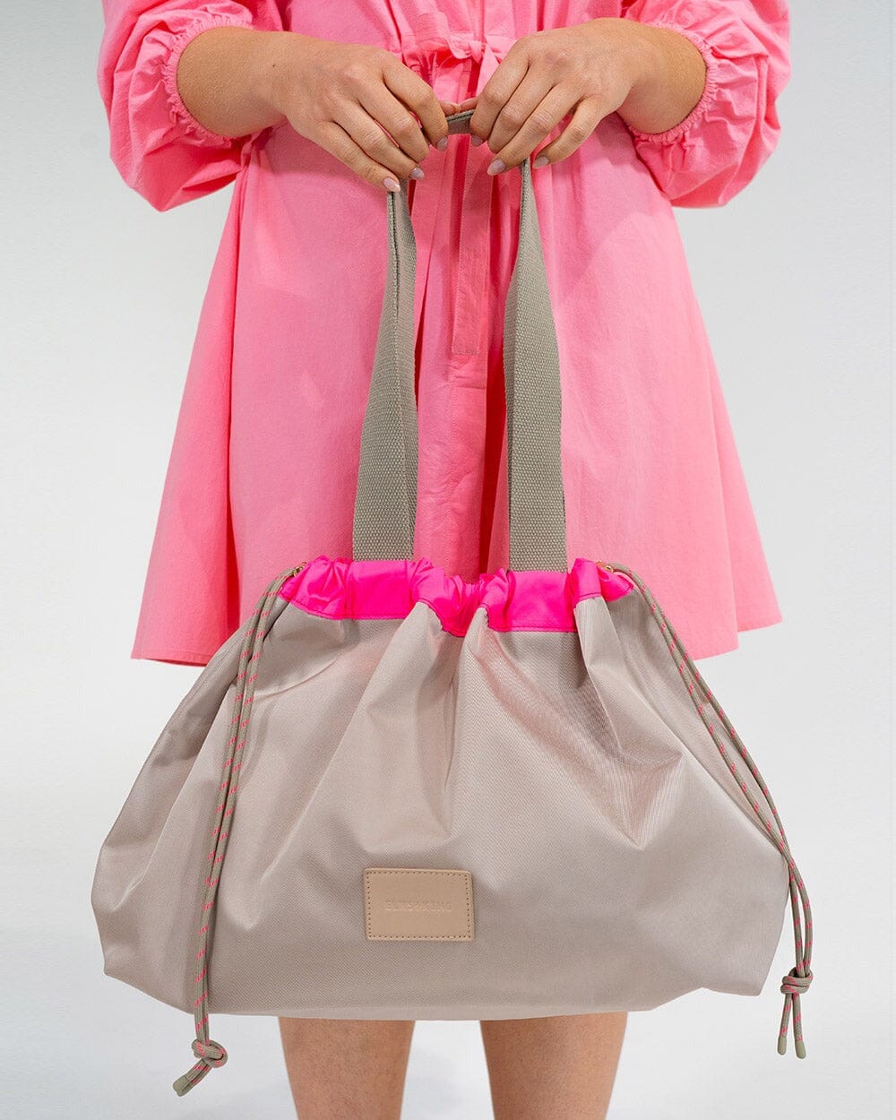 ELMS + KING Corsica Tote - Taupe TOTE BAG - Zabecca Living