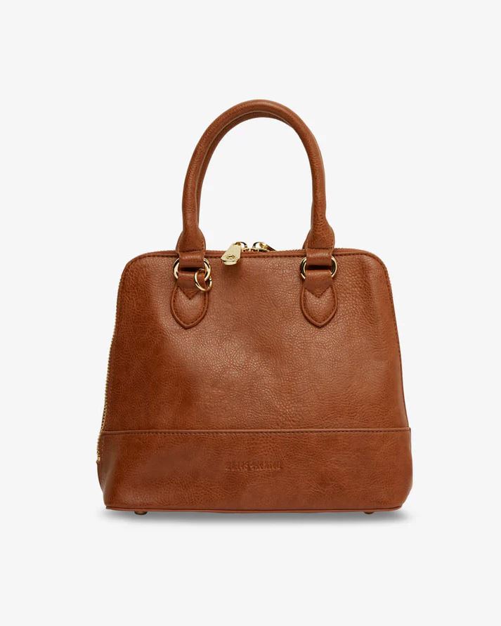 ELMS + KING Fairfax Top Grip - Tan Pebble HANDBAG - Zabecca Living