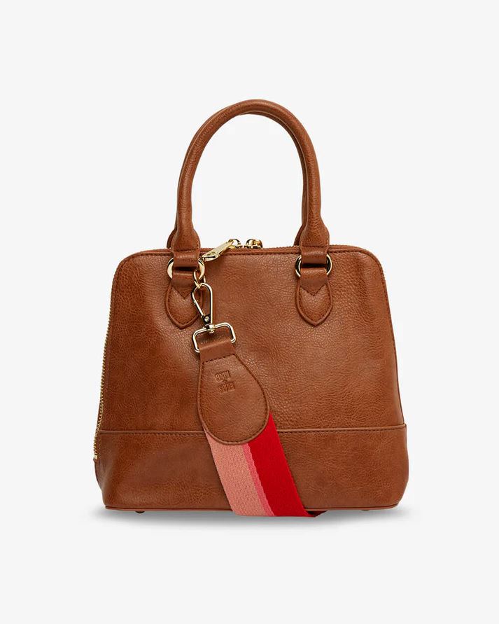 ELMS + KING Fairfax Top Grip - Tan Pebble HANDBAG - Zabecca Living
