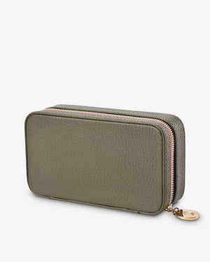 ELMS + KING Jewellery Case Large - Khaki Jewellery Box - Zabecca Living