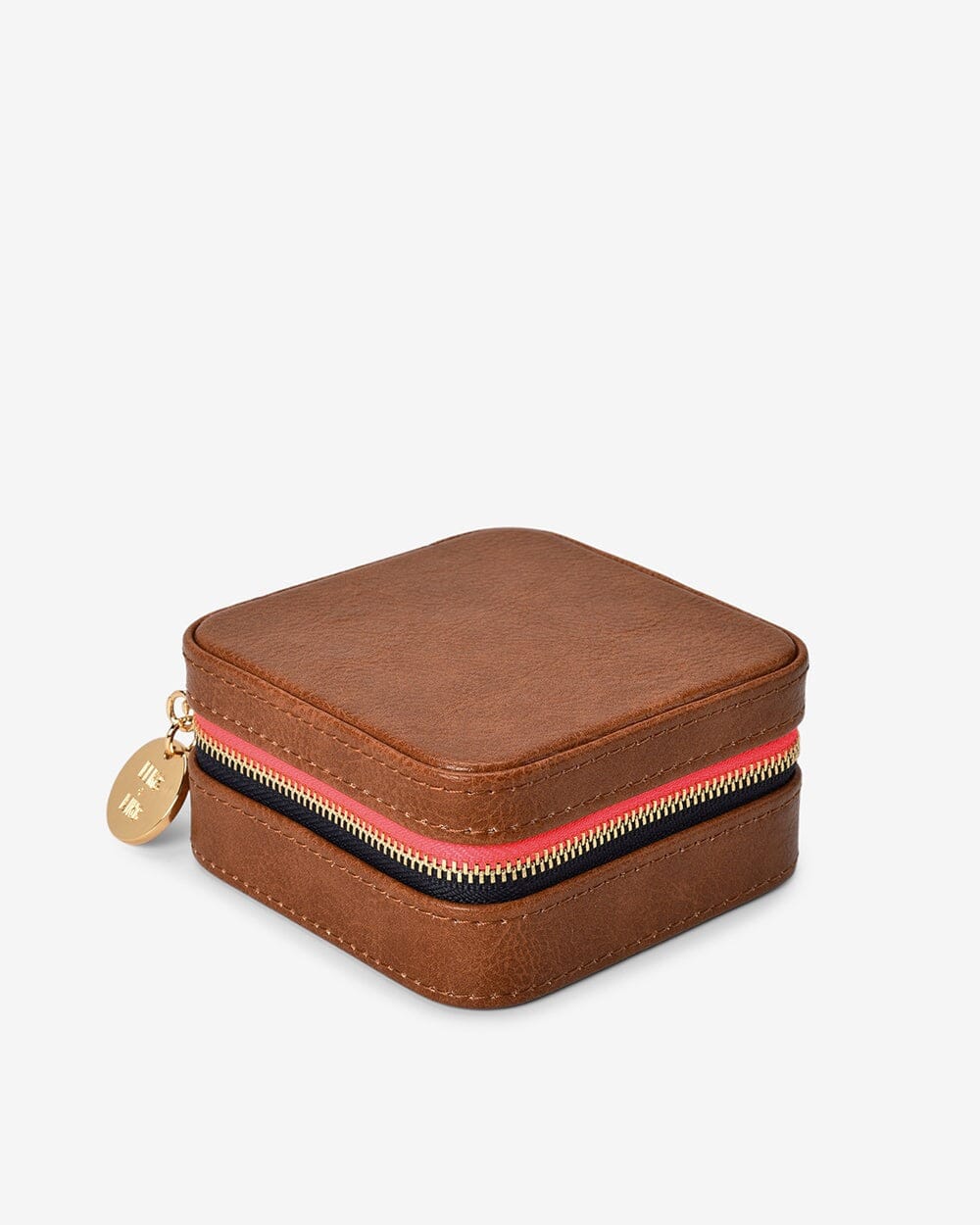 ELMS + KING Jewellery Case - Tan Pebble Jewellery Box - Zabecca Living