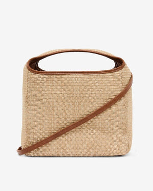 ELMS + KING Linton Crossbody Large - Tan Weave HANDBAG - Zabecca Living