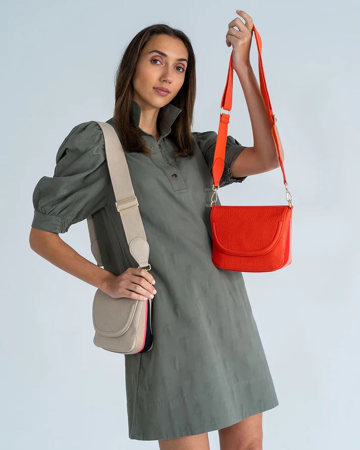 ELMS + KING Mercer Crossbody - Red HANDBAG - Zabecca Living