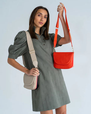 ELMS + KING Mercer Crossbody - Red HANDBAG - Zabecca Living