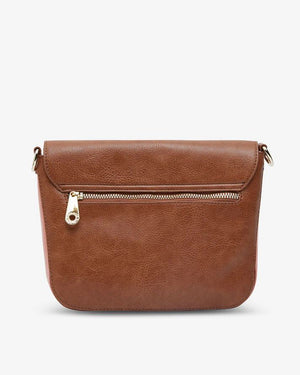 ELMS + KING Mercer Crossbody - Tan Pebble HANDBAG - Zabecca Living