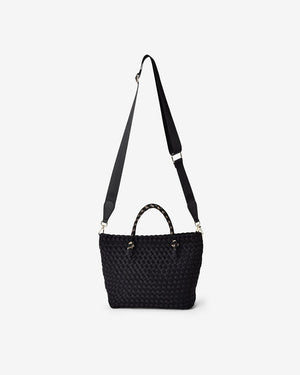 ELMS + KING Michigan Tote - Black Neo Plait TOTE BAG - Zabecca Living