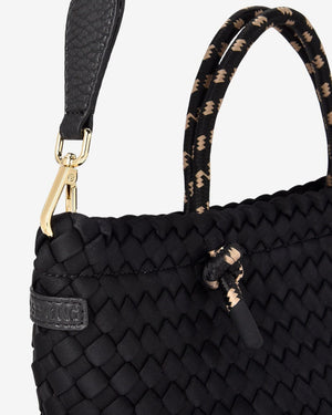 ELMS + KING Michigan Tote - Black Neo Plait TOTE BAG - Zabecca Living