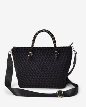 ELMS + KING Michigan Tote - Black Neo Plait TOTE BAG - Zabecca Living