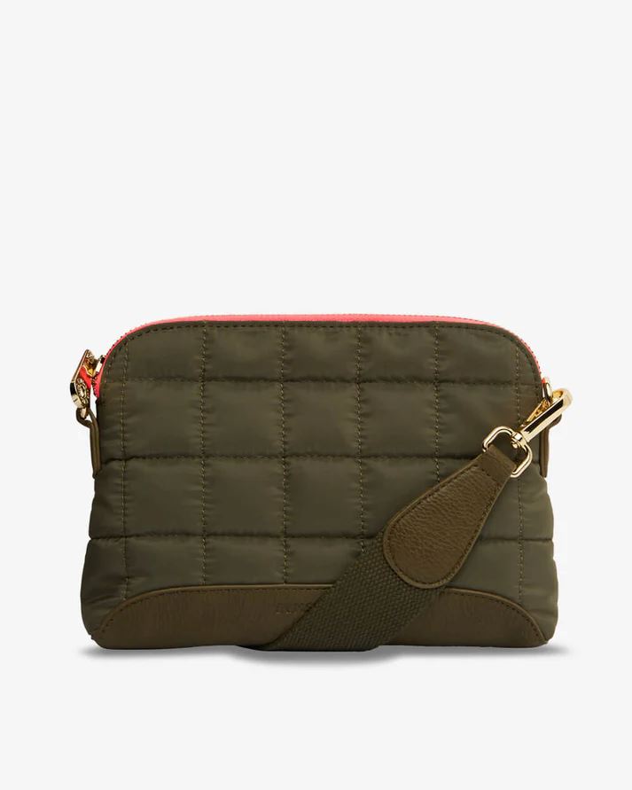 ELMS + KING Mini Soho Crossbody - Khaki HANDBAG - Zabecca Living