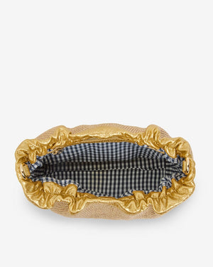 ELMS + KING Monty Bag - Gold Weave HANDBAG - Zabecca Living