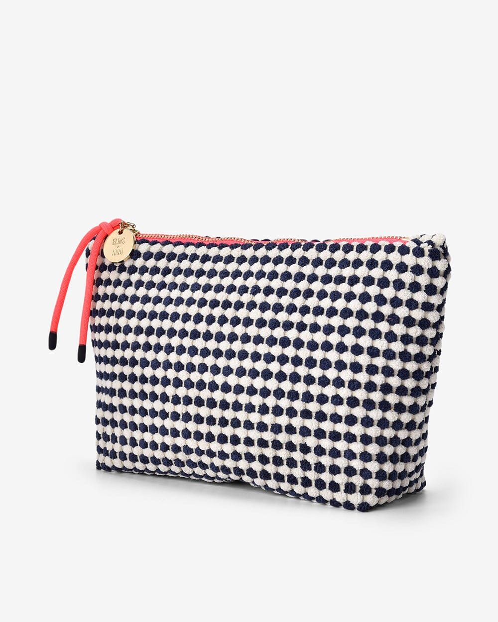 ELMS + KING Napili Case Large - Navy/White HANDBAG - Zabecca Living