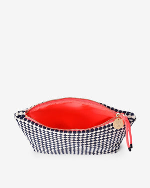 ELMS + KING Napili Case Large - Navy/White HANDBAG - Zabecca Living