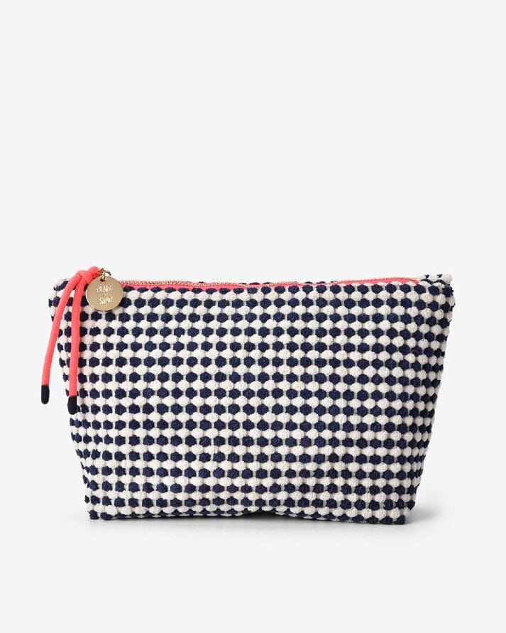 ELMS + KING Napili Case Large - Navy/White HANDBAG - Zabecca Living