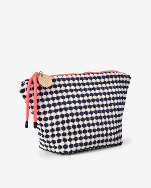 ELMS + KING Napili Case Small - Navy/White HANDBAG - Zabecca Living