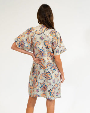 ELMS + KING Ticino Mini Dress - Paisley Dress - Zabecca Living
