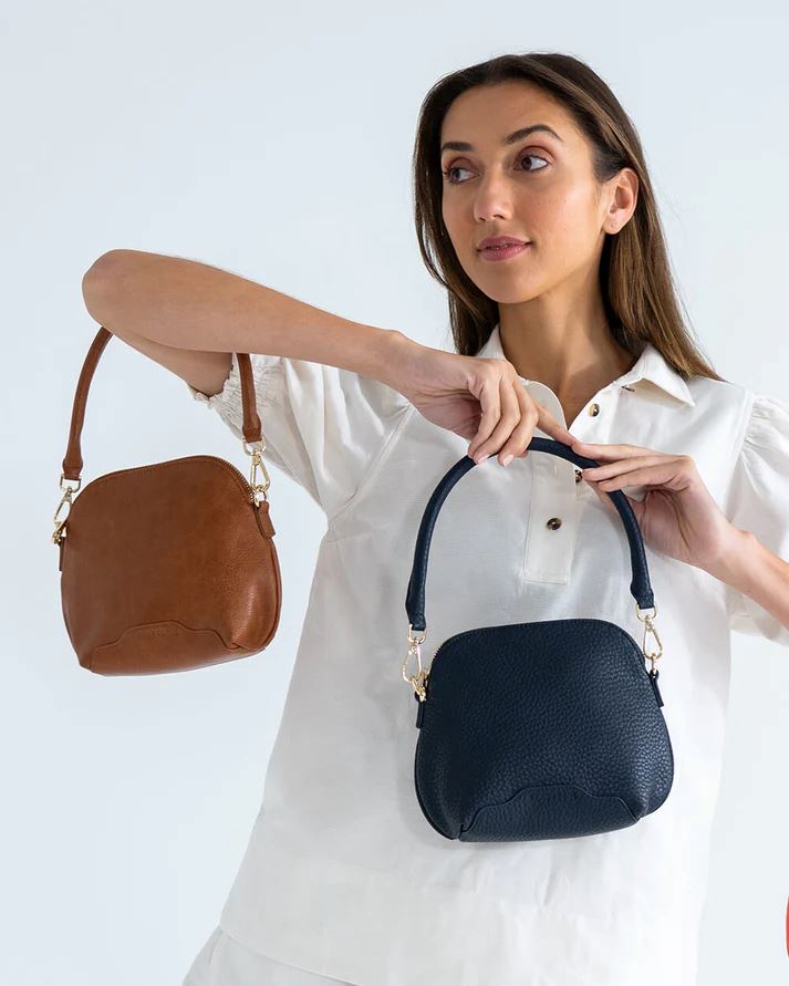 ELMS + KING Vigo Crossbody - French Navy HANDBAG - Zabecca Living