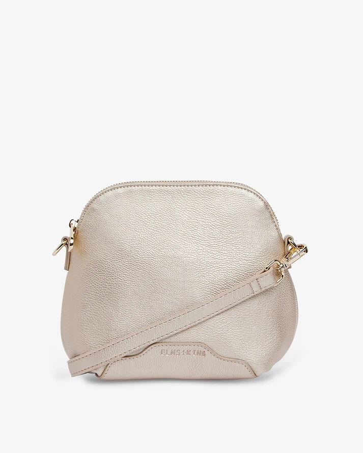 ELMS + KING Vigo Crossbody - Light Gold HANDBAG - Zabecca Living