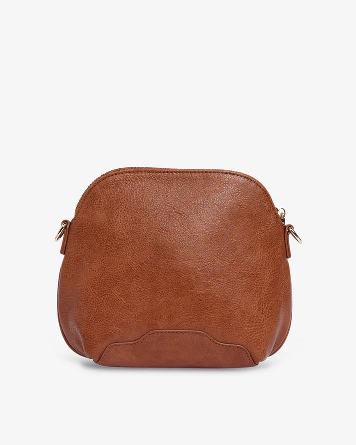 ELMS + KING Vigo Crossbody - Tan Pebble HANDBAG - Zabecca Living