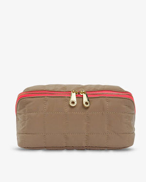 ELMS + KING Washbag - Taupe COSMETIC BAG - Zabecca Living