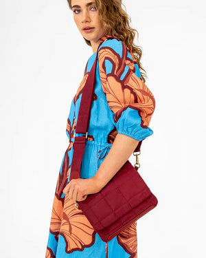 ELMS + KING Windsor Crossbody - Burgundy HANDBAG - Zabecca Living