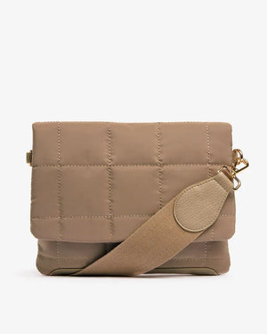 ELMS + KING Windsor Crossbody - Taupe HANDBAG - Zabecca Living