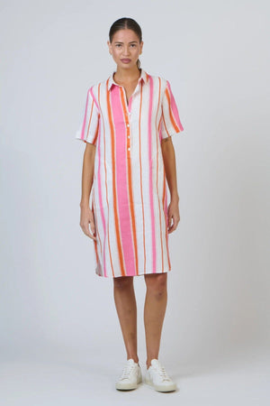 ENVELOPPE Linen Shirt Dress - Pareo Shirts & Blouses - Zabecca Living