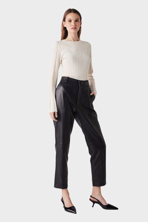 ESMAEE Avenue Crew Neck Sweater - Cream Jumpers + Knitwear - Zabecca Living