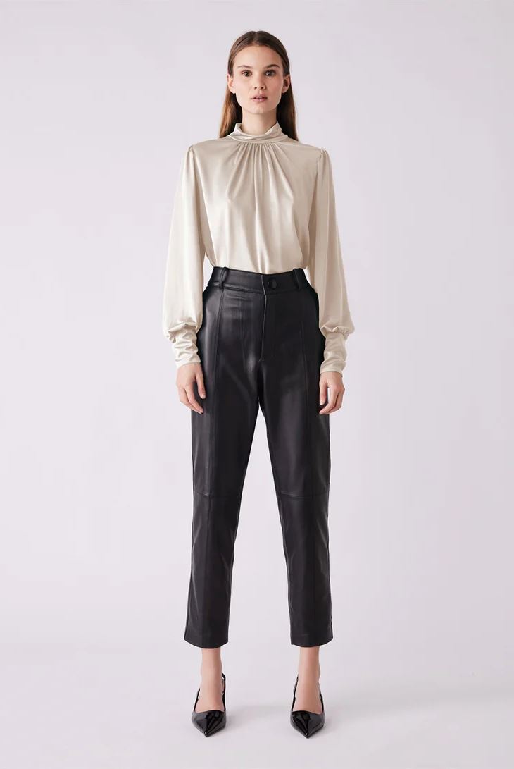 ESMAEE Flute Top - Cream Shirts & Blouses - Zabecca Living