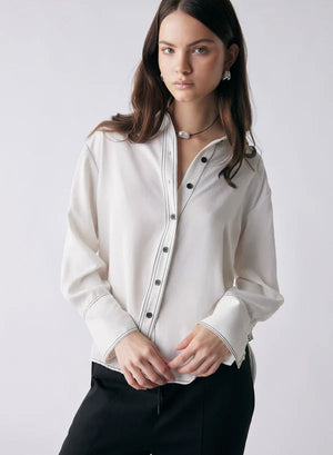 ESMAEE Hilton Shirt - White Shirts & Blouses - Zabecca Living