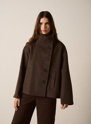 ESMAEE Incline Jacket - Chocolate Jackets - Zabecca Living