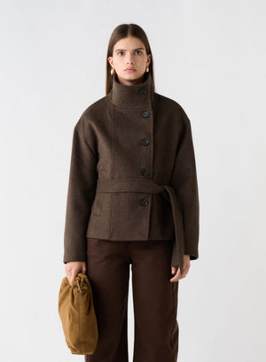 ESMAEE Incline Jacket - Chocolate Jackets - Zabecca Living