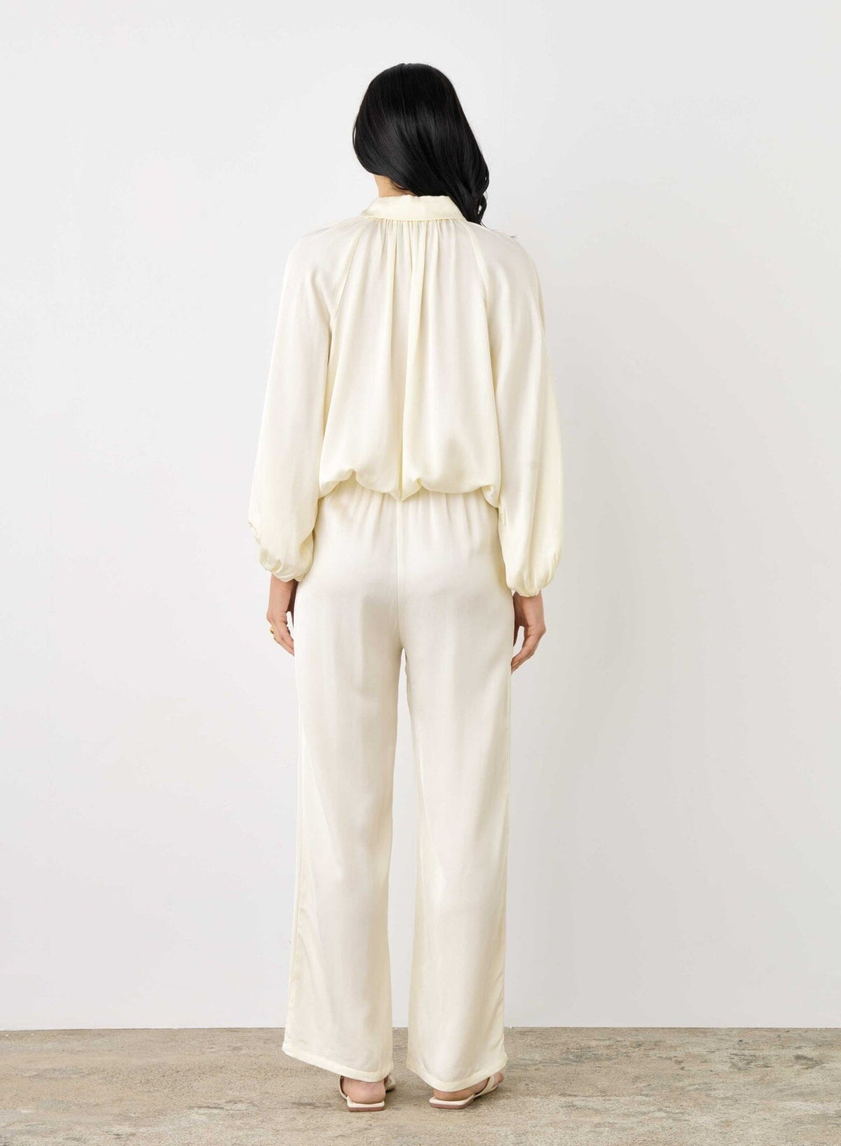 ESMAEE Mercer Bomber Jacket - Ivory Jacket - Zabecca Living
